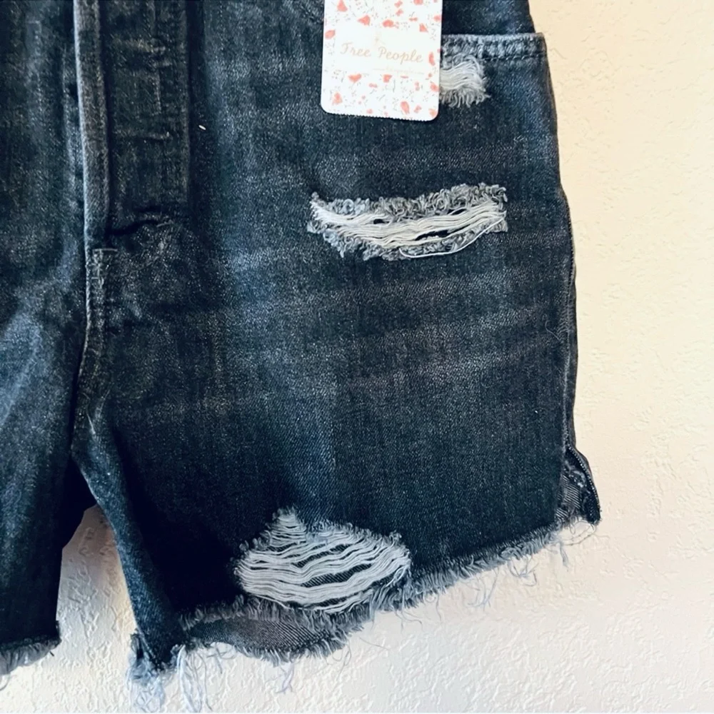 We the free free people size 27 high rise, distressed jeans, denim shorts